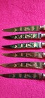 Anton Wingen Jr Rostfrei 6pc Stag Horn Handle Steak Knife Set, Decorated — photo 3