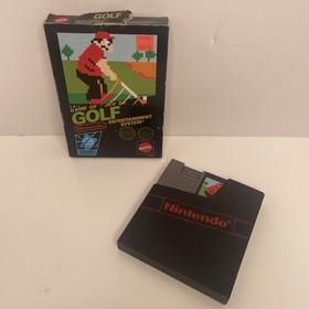 Golf - NES **BOX AND GAME &mdash;-NO MANUAL **