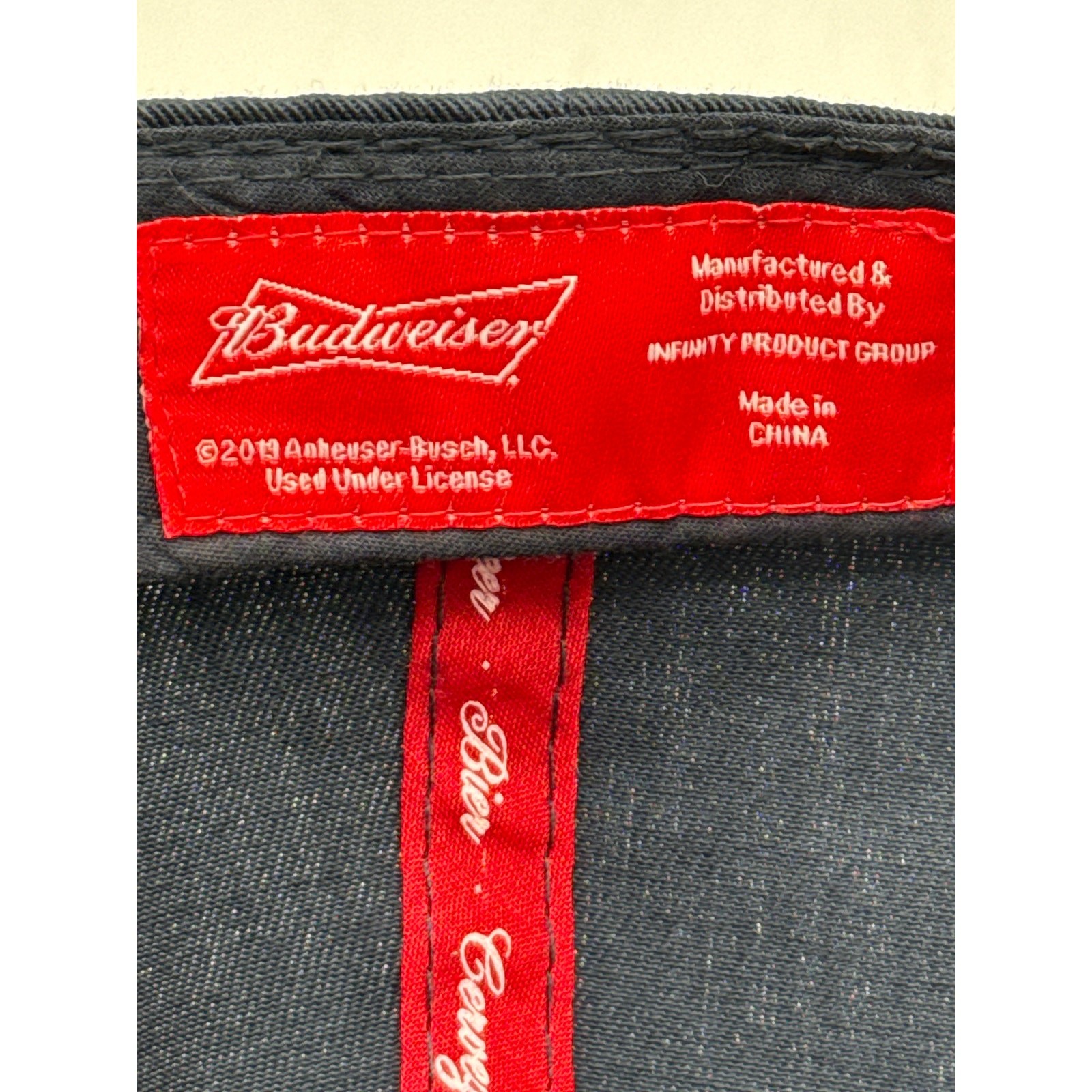 Budweiser Baseball Cap Adjustable Back Beer Hat - image 2