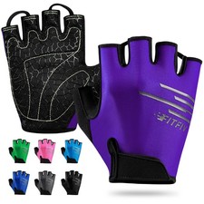 Cycling Gloves Bike Gloves for Men/Women Half Finger Biking Gloves Exercise W...