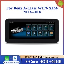 10,25" Android 14 Autoradio CarPlay 64GB F&uuml;r Mercedes A/CLA/GLA W176 X156 NTG5.0