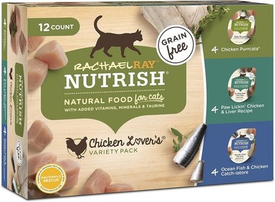 Nutrish Natural Wet Cat Food with Added Vitamins, Minerals & Taurine, Chicken