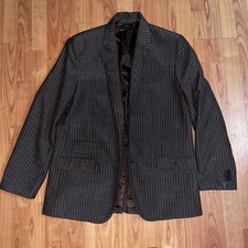 Vintage Marc Ecko Cut & Sew Brown Blazer Size...