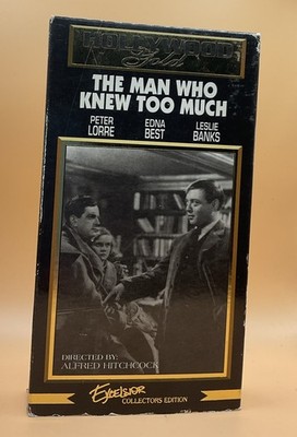 The Man Who Knew Too Much VHS 1934, 1996 Alfred Hitchcock **Buy 2 Get 1 Free**
