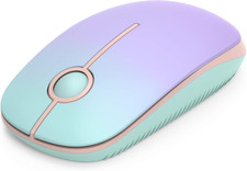 Wireless Mouse - 2.4G Slim Portable Computer Mouse with Nano Receiver,