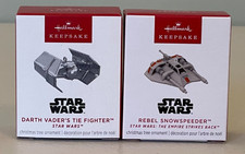 Hallmark 2025 Star Wars Darth Vader's Tie Fighter & Rebel Snowspeeder Minis