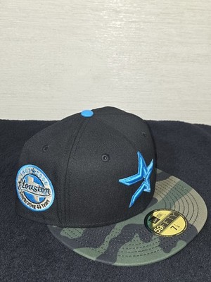 NEW ERA EXCLUSIVE HOUSTON ASTROS 7 1/4 FITTED YOUNG DOLPH 3.0 RARE GAMMA BLUE