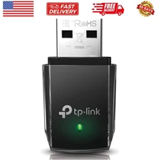 AC1300 USB WiFi Adapter- 2.4G/5G Dual Band Wireless Network Adapter for PC De...