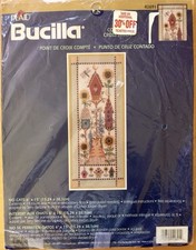 No Cats Birdhouse  Garden Cross Stitch Kit from Bucilla Opened Package