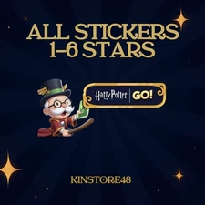 ALL STICKERS ALBUM Mono GO! HARRY POTTER 6/5/4/3/2/1 🌟INSTANT & FAST DELIVERY⚡