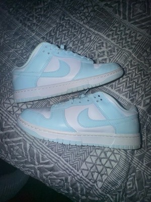 Nike Dunk Low Men Size 9 Light Blue Barely Worn Great Condition