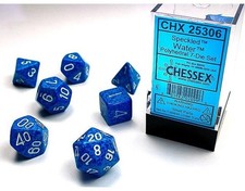 Speckled 7-Die Set Water Chessex Dice (CHX25306)