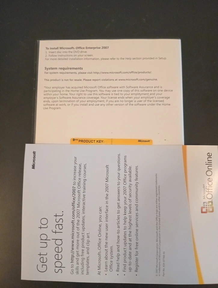Microsoft Office Enterprise 2007 (Home Use) w/Key (Word, PowerPoint, Excel, Etc) - Image 4 of 4