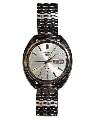 Seiko 6106-8010 Mens Wrist Watch DX 25 Jewels Calendar - Running