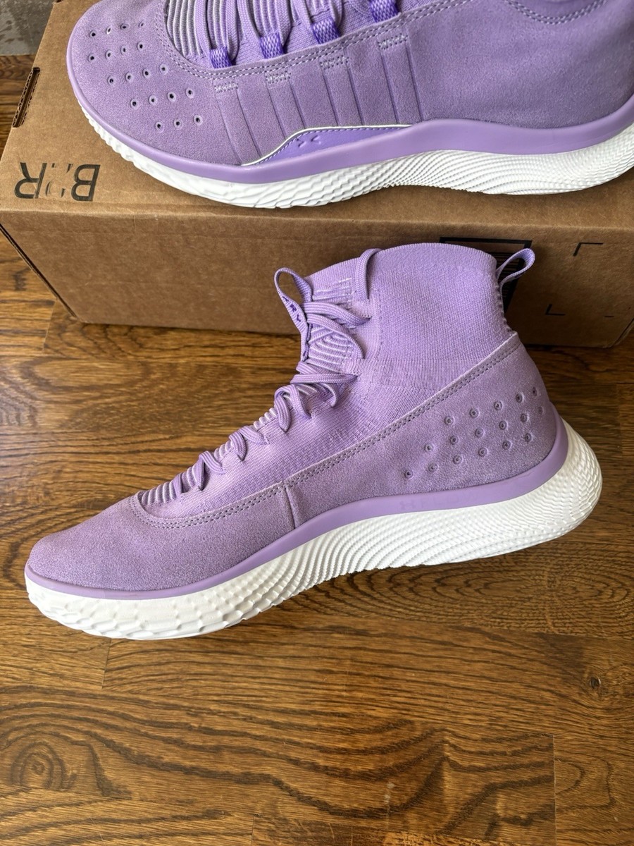 Under Armour Curry 4 Flotro Vivid Lilac Shoes Men Sz 11.5 Rare PE
