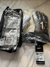 Rinat Meta Tactik GK Spine Semi AD Goalkeeper Gloves SIZE 8 GRAY Brand New