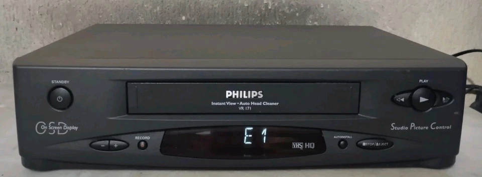 PHILIPS VR171 VIDEOREGISTRATORE VHS  CON TELECOMANDO  - Immagine 3 di 4