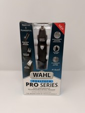 Wahl Pro Series  Rechargeable Eyebrow, Ear  Nose Hair Trimmer for Men Black