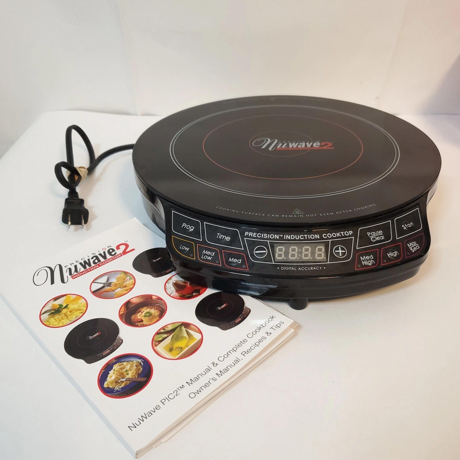 NuWave Precision Induction Cooktop 2 Portable Indoor Stove Burner Cooker 30153