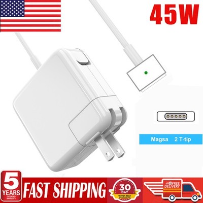 45W Charger AC Power Adapter for Macbook Air A1465 A1466 2012-2017 T-Tip Laptop