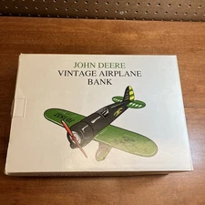 John Deere Vintage Airplane Bank