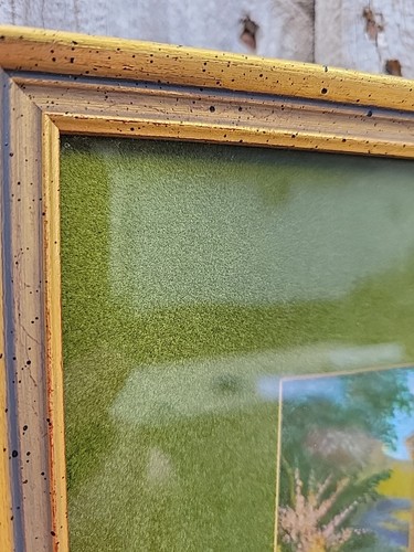 Vintage Noel Syers Silk Painting Iridescent Effect Ballet Scene. Framed. - Bild 2 von 18