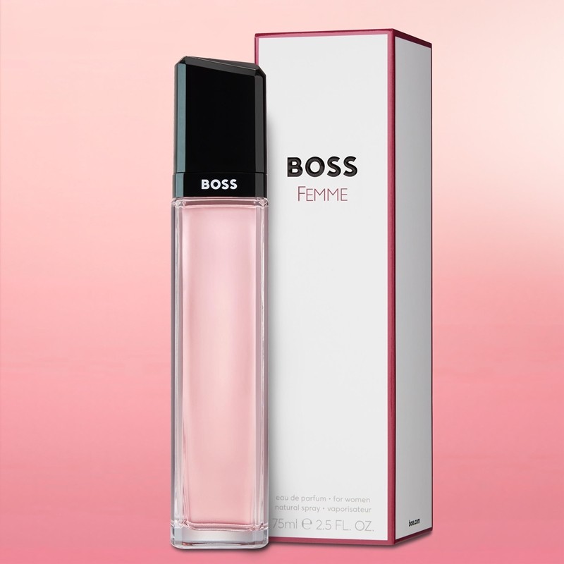 BOSS FEMME 75ml coffret parfum emballé sous blister cadeau femme