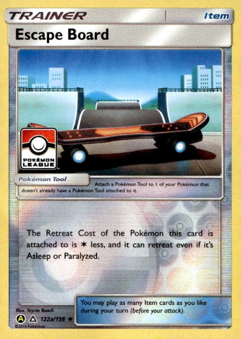 Escape Board 122/156 Uncommon Ultra Prism Pokemon Lightly Played