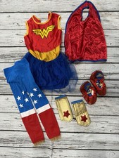 DC Wonder Woman Girls Toddler Costume Halloween Dress Up 2T-3T