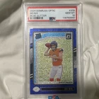 BO NIX PSA 10 2024 PANINI DONRUSS OPTIC BLUE GLITTER #209 ROOKIE RC SSP BRONCOS