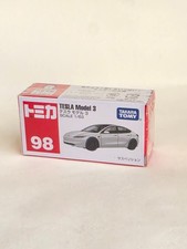 TAKARA TOMY TOMICA 98 TESLA MODEL 3 Diecast Model Car 1/63 SCALE NEW IN BOX