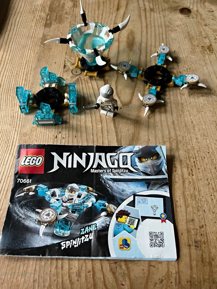 LEGO Ninjago Spinjitzu Zane 70661 Complete with Instructions & Minifig, Retired