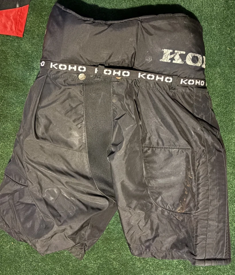 Pantalones de hockey Koho vintage para adultos mayores medianos 32-34" negros Foto 3 de 4