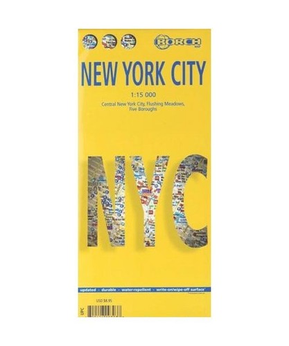 New York City 1 : 15 000. City Map: Central New York City, Flushing Meadows, Fiv