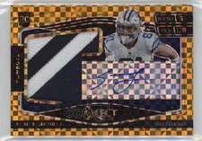 2021 Panini Select Gold Prizm Jersey Number /10 Simi Fehoko Rookie Auto RC