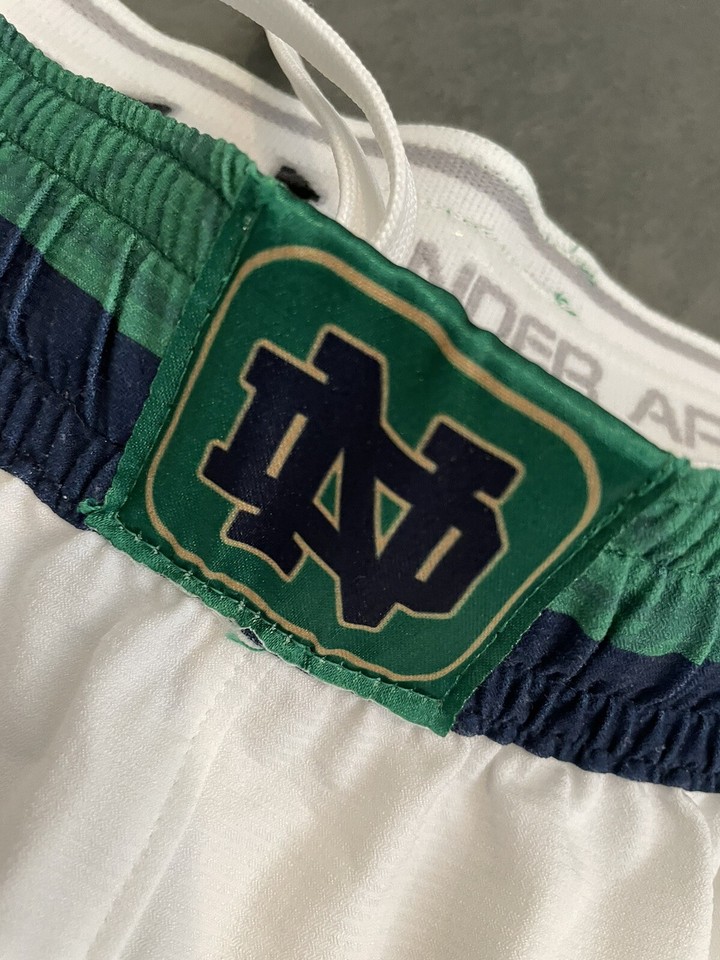 NOTRE DAME IRISH BASKETBALL TEAM ISSUED GAME SHORTS UNDER ARMOUR XLT eBay