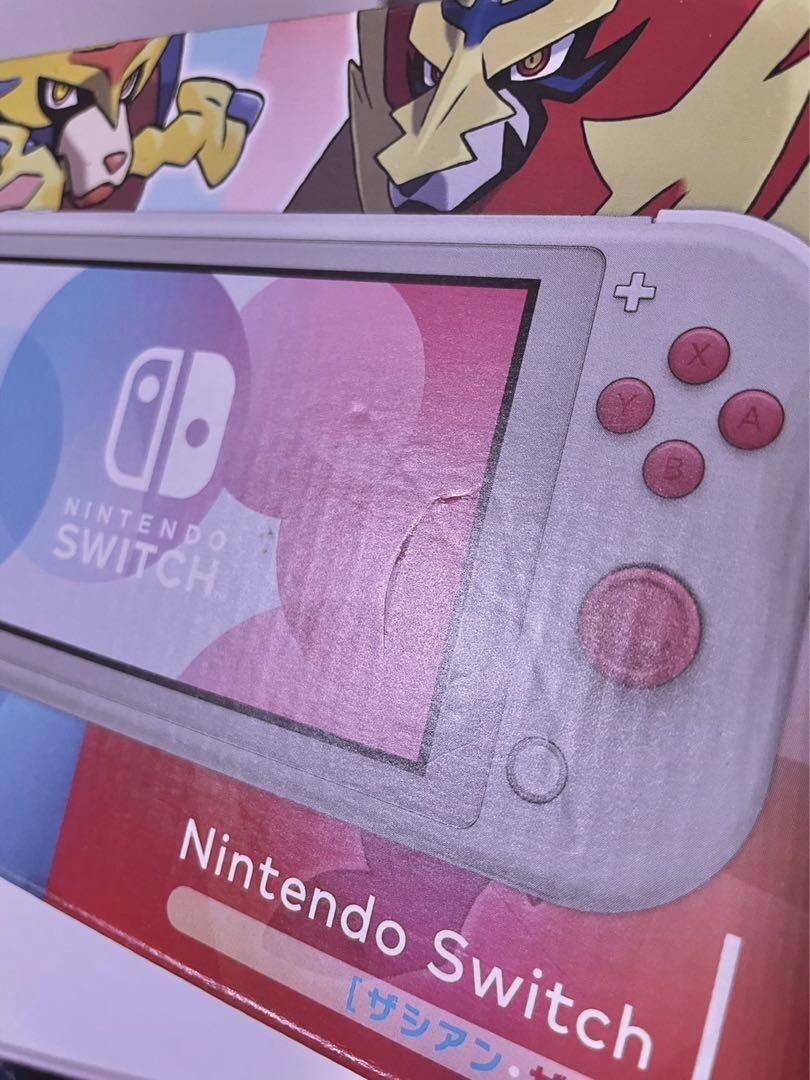 Nintendo Switch Lite Pokemon Zacian Zamazenta Edition Sword