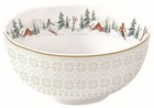 Dessertschale CHALET Winterhütte D. 12cm Porzellan Easy Life