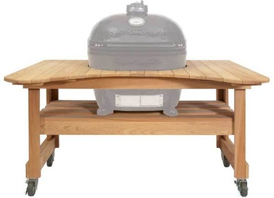 Primo PG00600 Cypress Grill Table for Primo X-Large Oval Ceramic Charcoal Grill