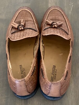 John Foster Leather Brown Shoes Mens Size 9.5-10 Euro 43 Loafers Slip On Kendal Dark Brown < Classics < Shoes < Our catalogue | John  main image 4