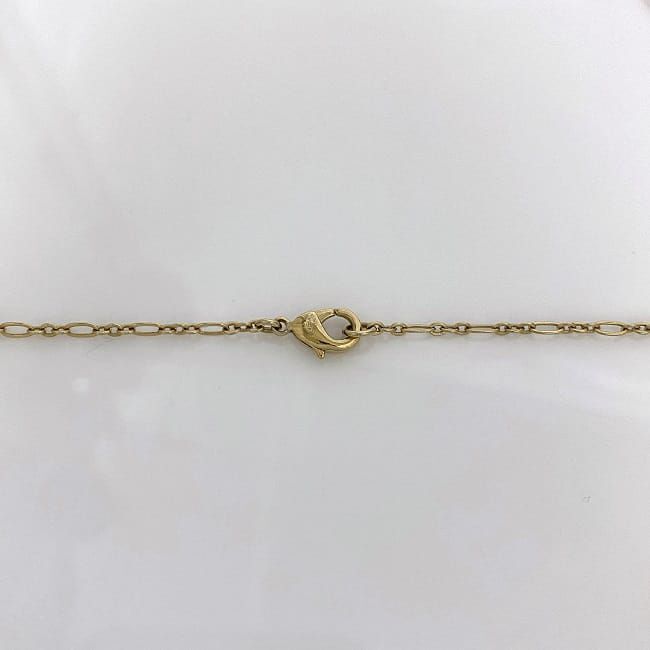 CHANEL ヴィンテージネックレス　ホワイト Chanel Necklace Gold White Coco Mark GP Pearl Used 07P
