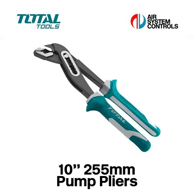Total Tools, 10''/250mm, Wasserpumpenzange, Klempnerschlüssel, Griffe