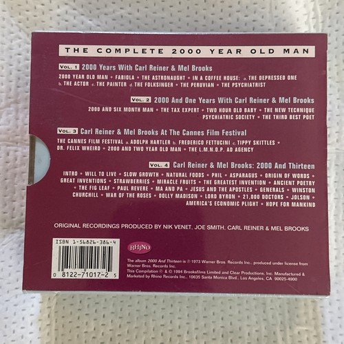 The Complete 2000 Year Old Man by Carl Reiner & Mel Brooks 4-Disc CD Set NEW - Imagen 2 de 5
