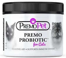 PROBIOTIC for Cats 120 Servings - Premo Pet Digestive Aid Plus Prebiotics...