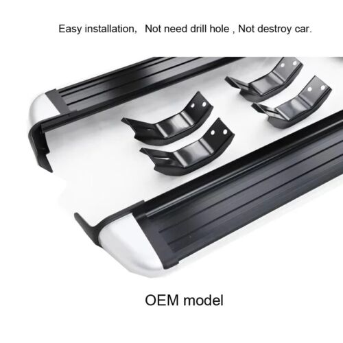 ALUMINIUM SIDE STEPS RUNNING BOARDS FOR NISSAN NAVARA D23 NP300 2014-2023 - Picture 13 of 24