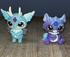 Magic Mixies Exclusive Purple  Blue Mixling Figure Wings Horns Lot Of 2