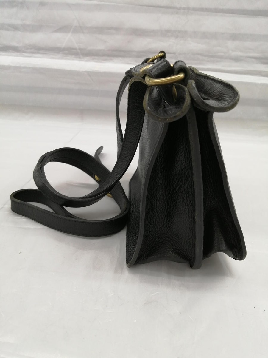 IL BISONTE shoulder bag black 7 inch | eBay