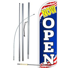 Now Open Swooper Flag Kit