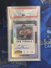 Cameron Thomas Panini Contenders auto /49 PSA 9 Auto Authenticated