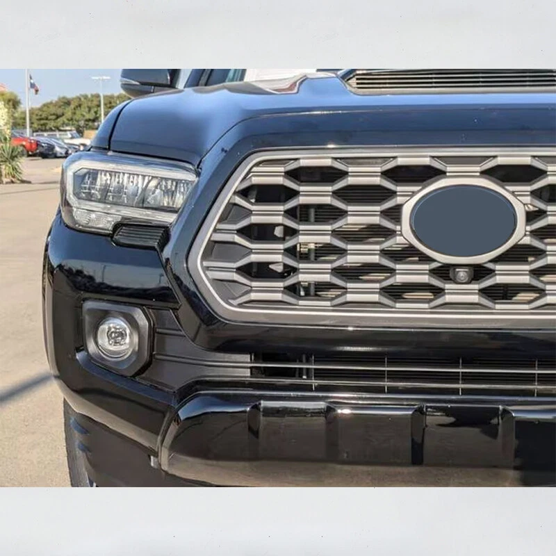 Front Bumper Grill Assembly For 2016-2023 Toyota Tacoma TRD Grille Gloss Black Foto 4 de 4